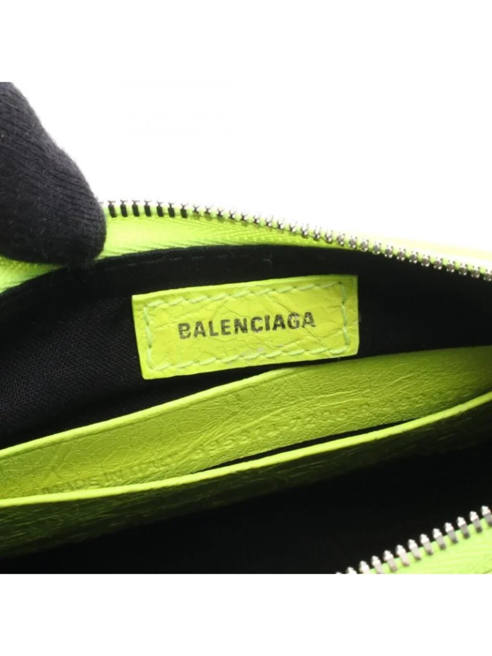 Balenciaga Handbag le Cagole Mini BB le Mini Neon Color 2-Way Yellow Leather